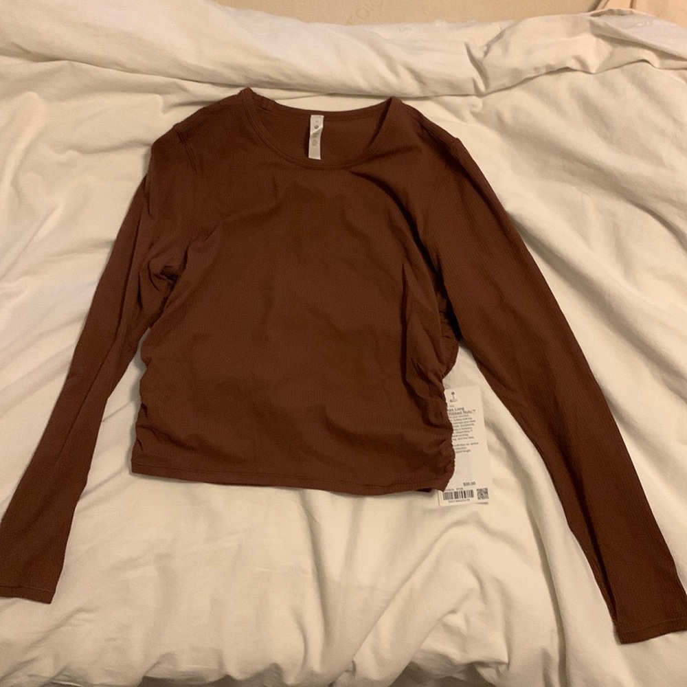 Lululemon all it takes sleeve ribbed nulu top